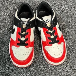 Nike Kids Red and Black Sneakers